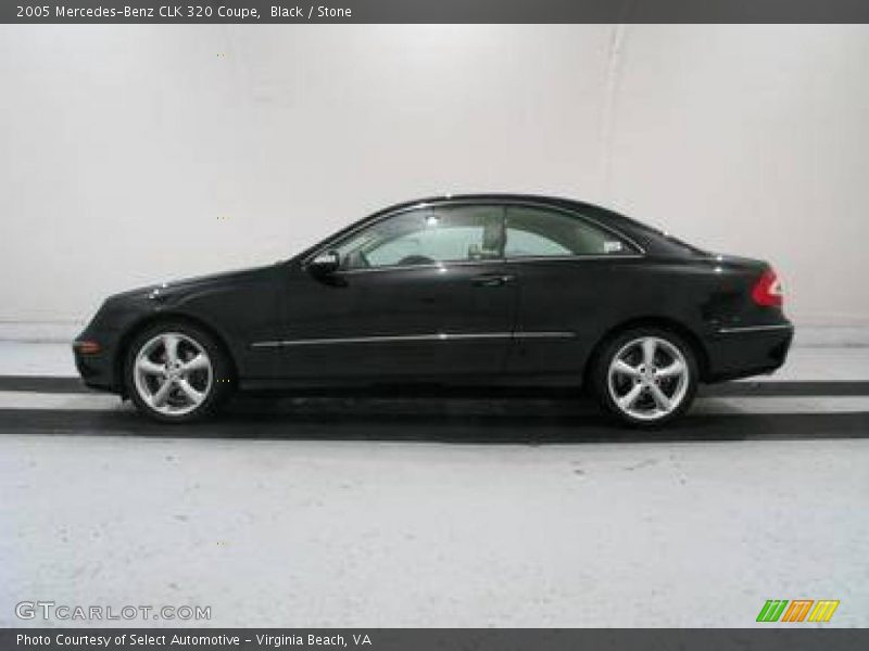 Black / Stone 2005 Mercedes-Benz CLK 320 Coupe