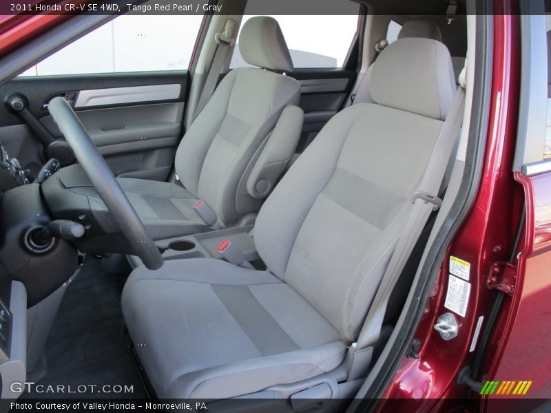 Tango Red Pearl / Gray 2011 Honda CR-V SE 4WD
