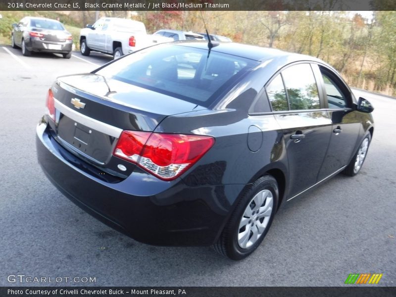 Black Granite Metallic / Jet Black/Medium Titanium 2014 Chevrolet Cruze LS