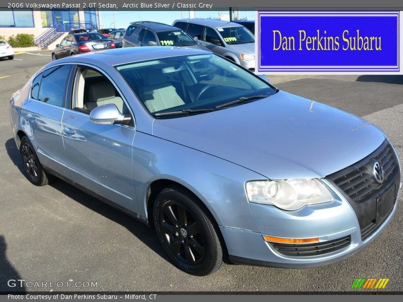 Arctic Blue Silver / Classic Grey 2006 Volkswagen Passat 2.0T Sedan