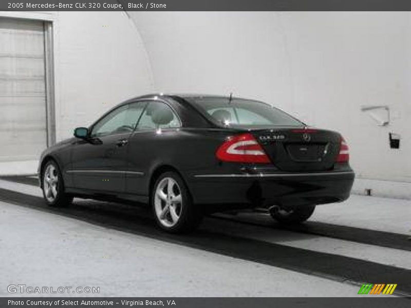 Black / Stone 2005 Mercedes-Benz CLK 320 Coupe