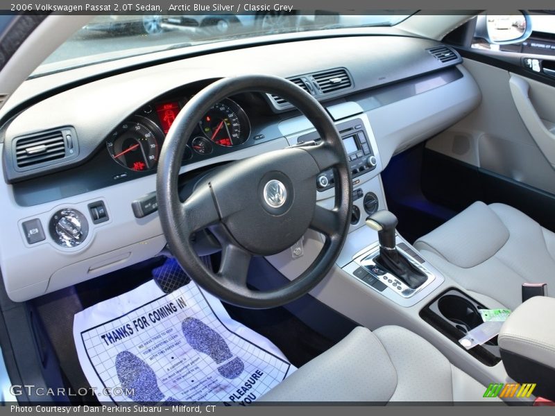 Arctic Blue Silver / Classic Grey 2006 Volkswagen Passat 2.0T Sedan
