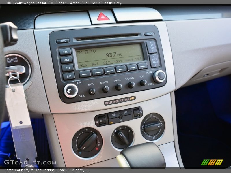 Arctic Blue Silver / Classic Grey 2006 Volkswagen Passat 2.0T Sedan