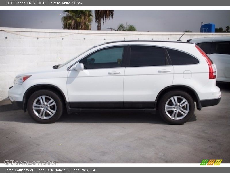 Taffeta White / Gray 2010 Honda CR-V EX-L