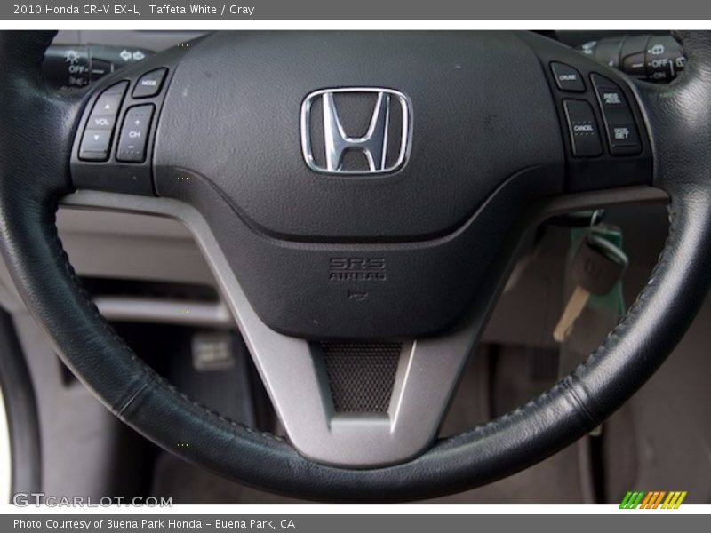 Taffeta White / Gray 2010 Honda CR-V EX-L