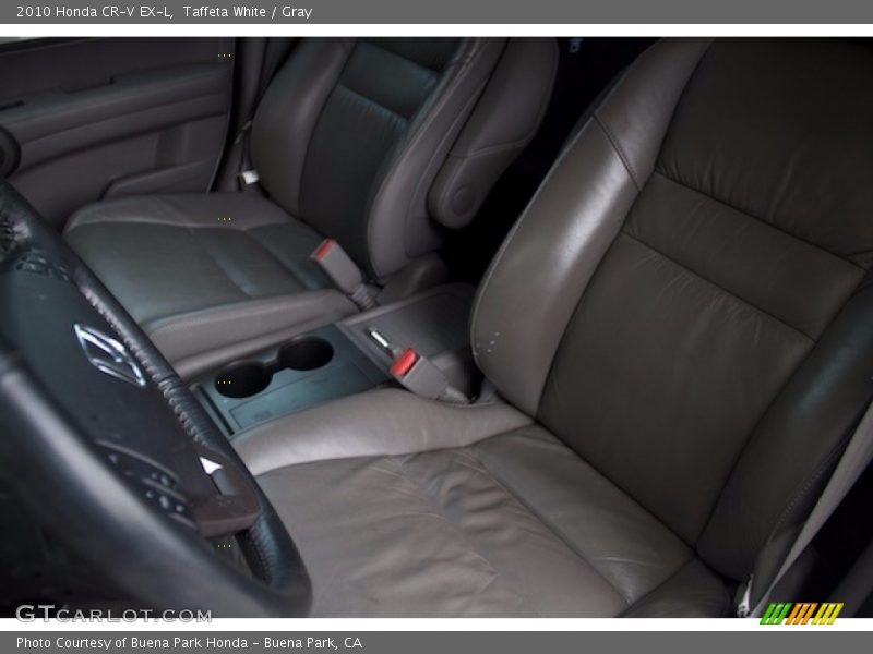 Taffeta White / Gray 2010 Honda CR-V EX-L