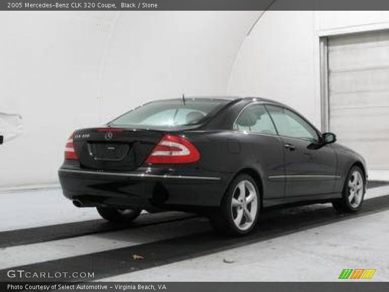 Black / Stone 2005 Mercedes-Benz CLK 320 Coupe