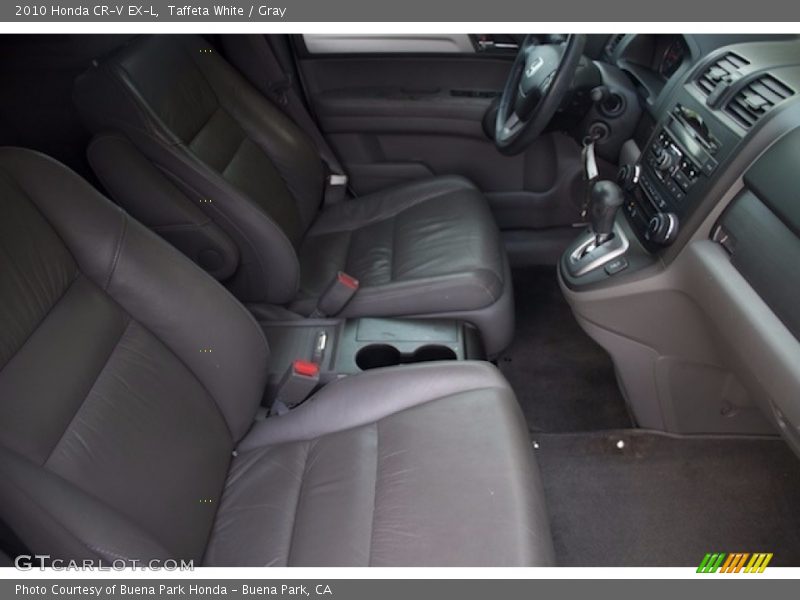 Taffeta White / Gray 2010 Honda CR-V EX-L