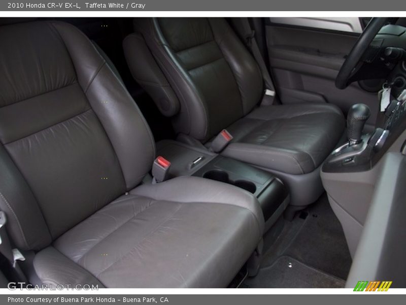 Taffeta White / Gray 2010 Honda CR-V EX-L