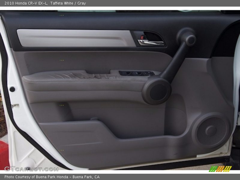 Taffeta White / Gray 2010 Honda CR-V EX-L