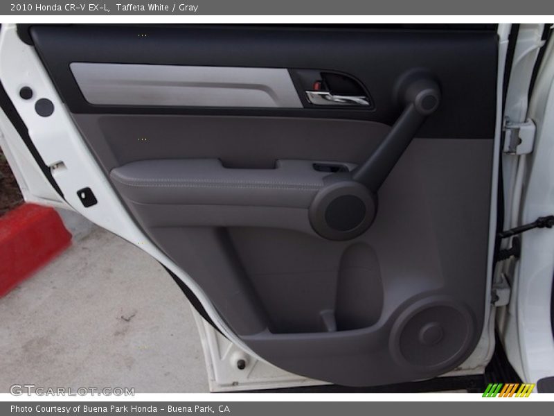 Taffeta White / Gray 2010 Honda CR-V EX-L