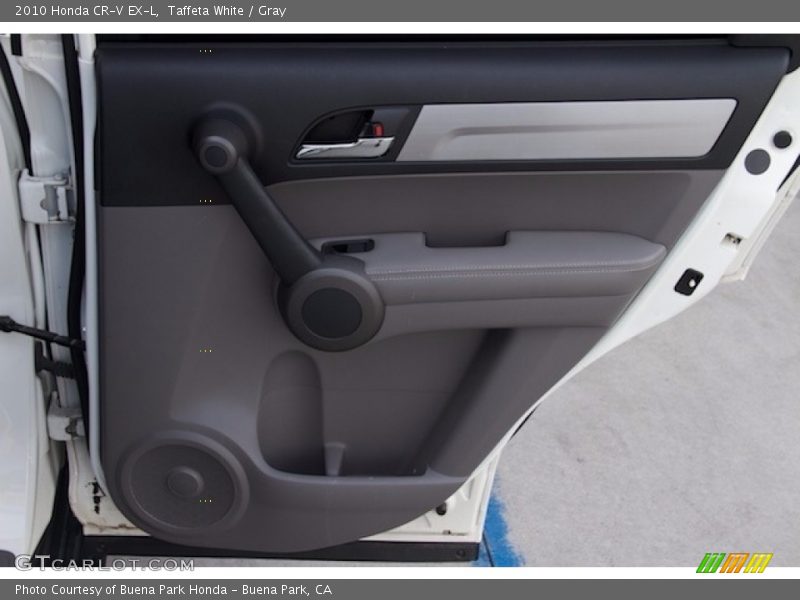 Taffeta White / Gray 2010 Honda CR-V EX-L