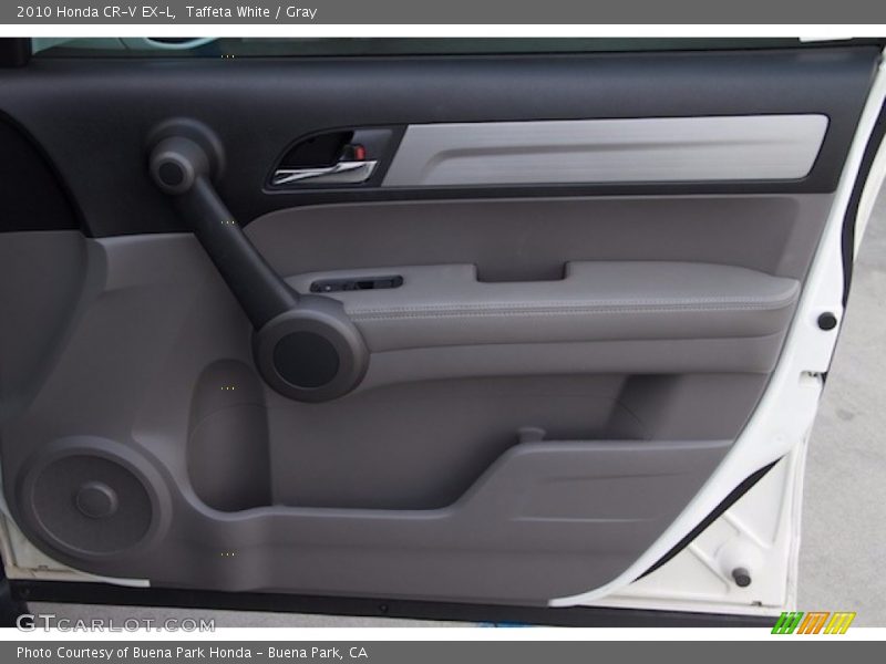 Taffeta White / Gray 2010 Honda CR-V EX-L