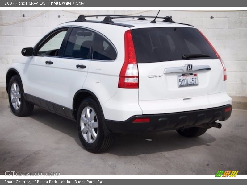 Taffeta White / Gray 2007 Honda CR-V EX