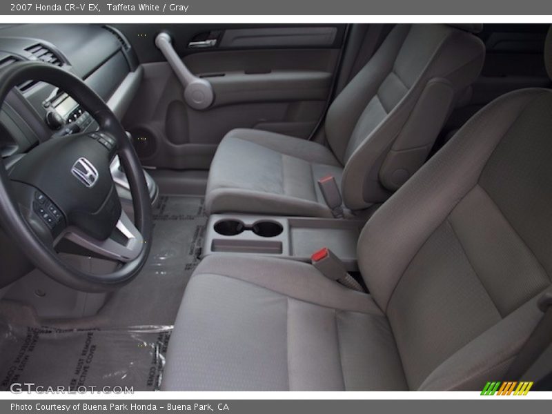Taffeta White / Gray 2007 Honda CR-V EX