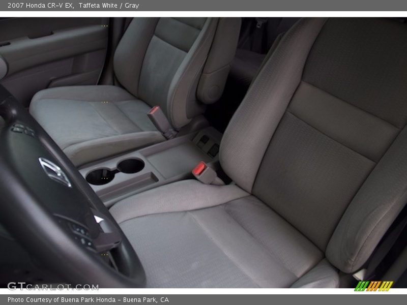 Taffeta White / Gray 2007 Honda CR-V EX