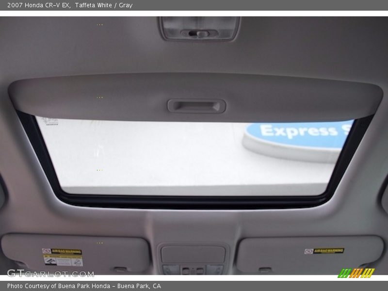 Taffeta White / Gray 2007 Honda CR-V EX