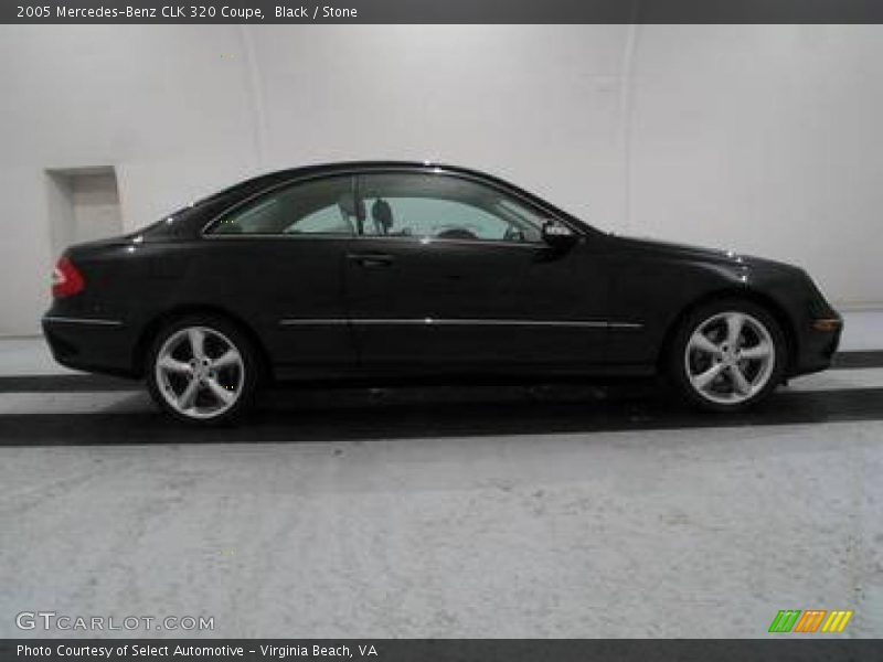 Black / Stone 2005 Mercedes-Benz CLK 320 Coupe