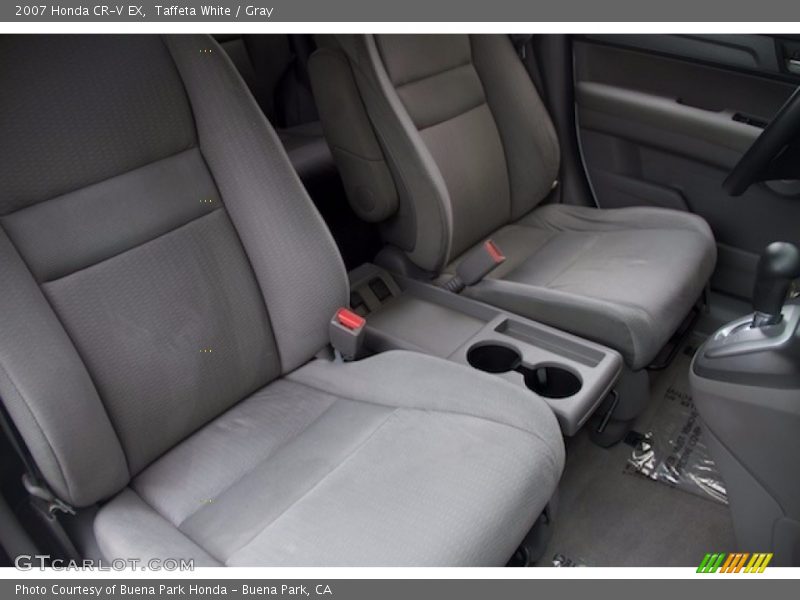 Taffeta White / Gray 2007 Honda CR-V EX