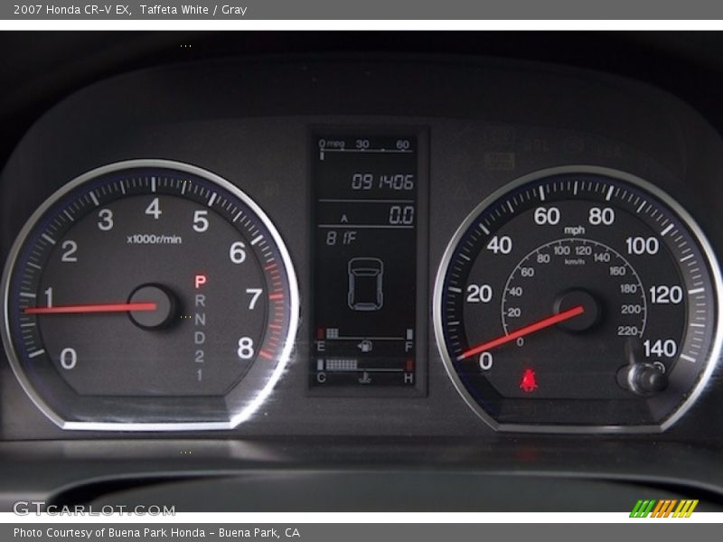 Taffeta White / Gray 2007 Honda CR-V EX