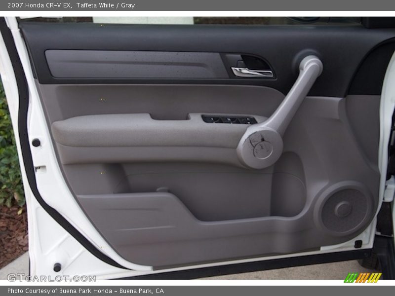 Taffeta White / Gray 2007 Honda CR-V EX