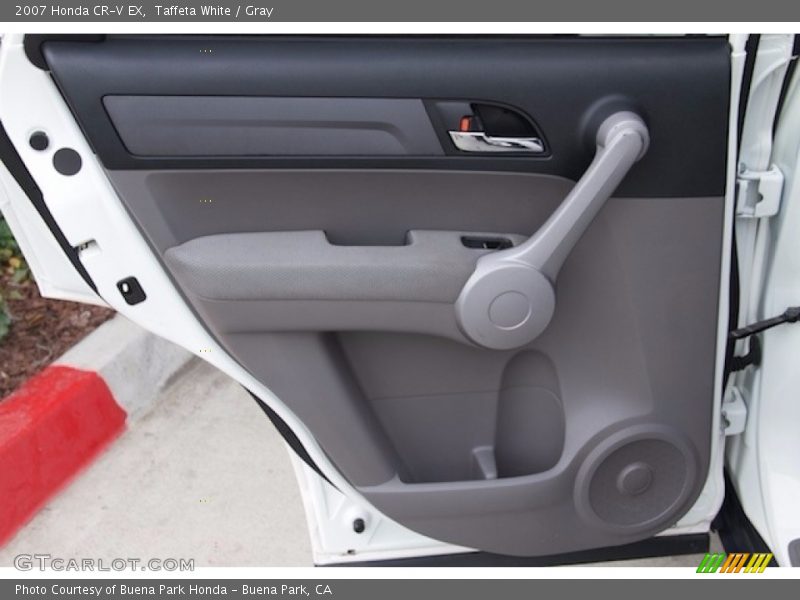 Taffeta White / Gray 2007 Honda CR-V EX