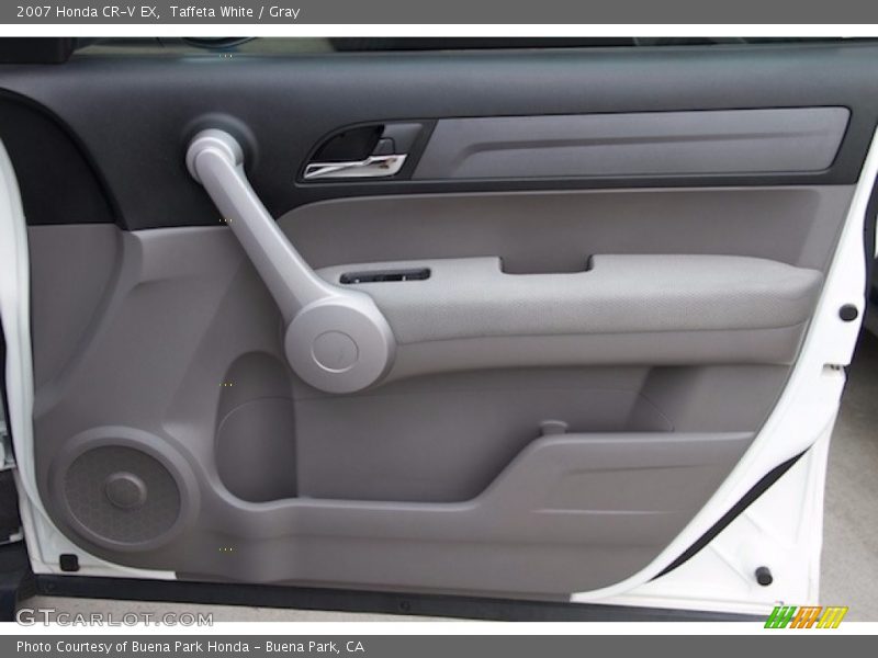 Taffeta White / Gray 2007 Honda CR-V EX