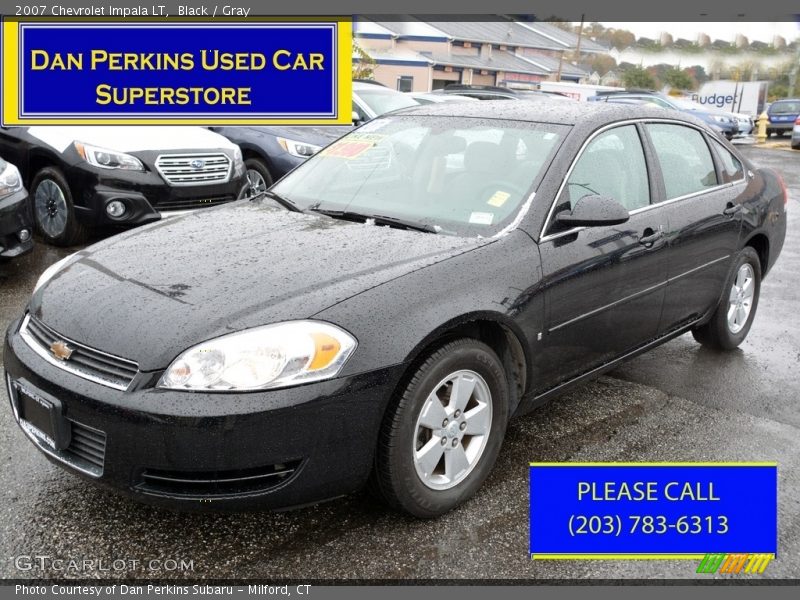 Black / Gray 2007 Chevrolet Impala LT