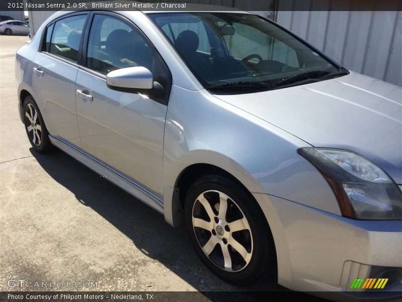 Brilliant Silver Metallic / Charcoal 2012 Nissan Sentra 2.0 SR