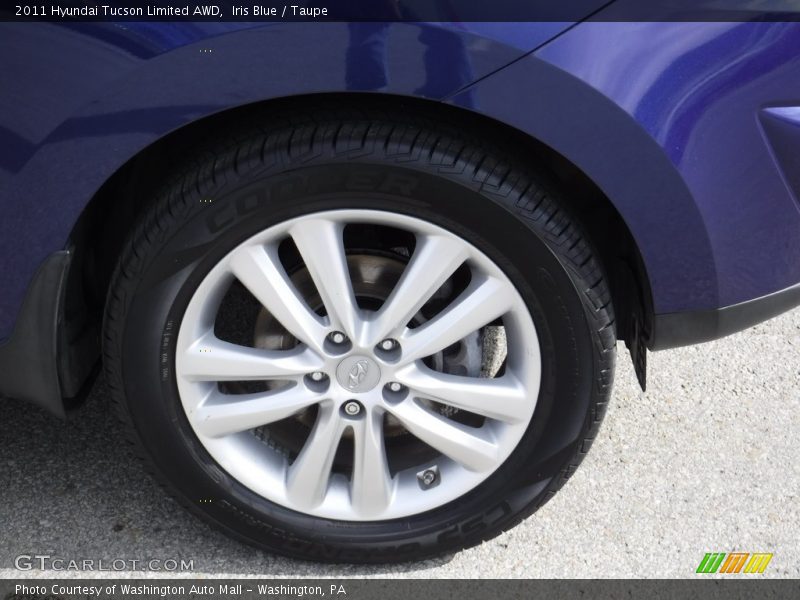 Iris Blue / Taupe 2011 Hyundai Tucson Limited AWD