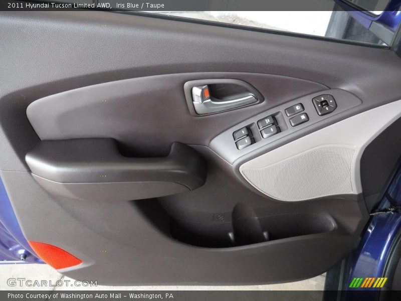 Iris Blue / Taupe 2011 Hyundai Tucson Limited AWD