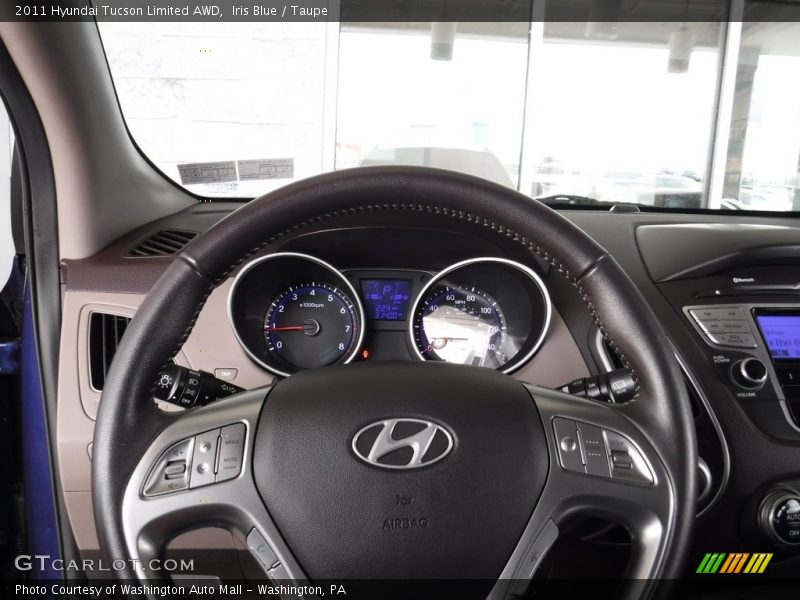 Iris Blue / Taupe 2011 Hyundai Tucson Limited AWD