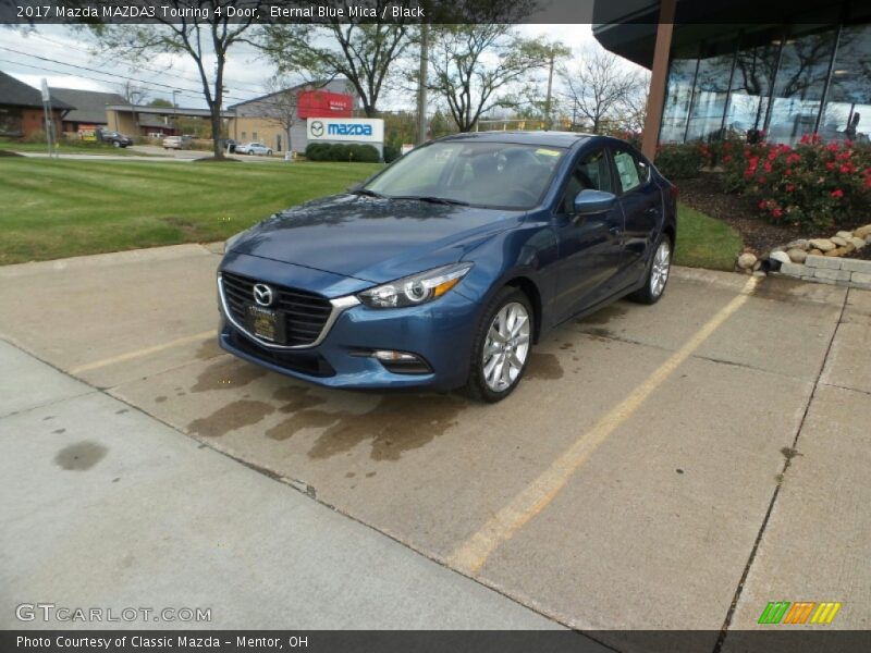 Eternal Blue Mica / Black 2017 Mazda MAZDA3 Touring 4 Door