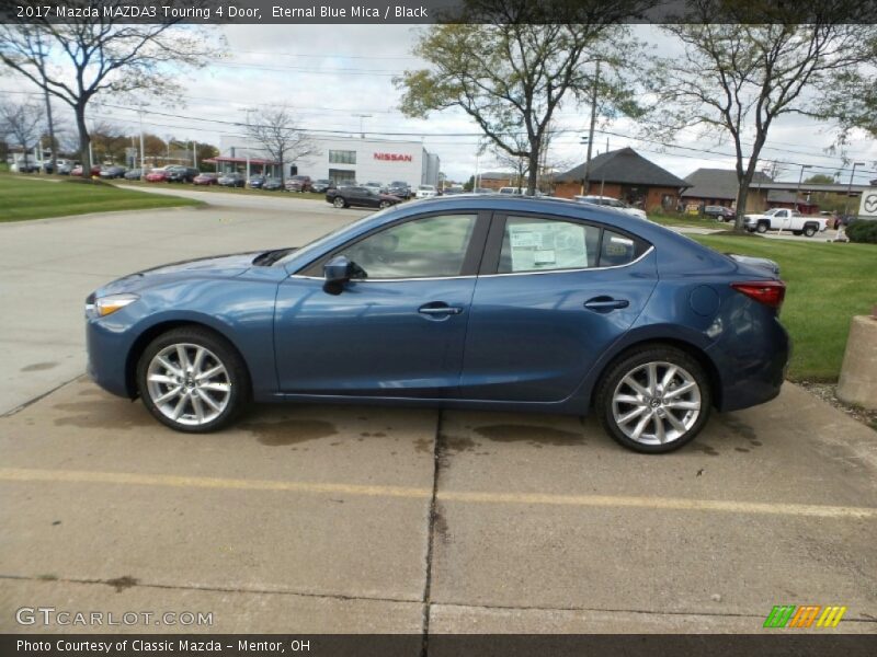 Eternal Blue Mica / Black 2017 Mazda MAZDA3 Touring 4 Door
