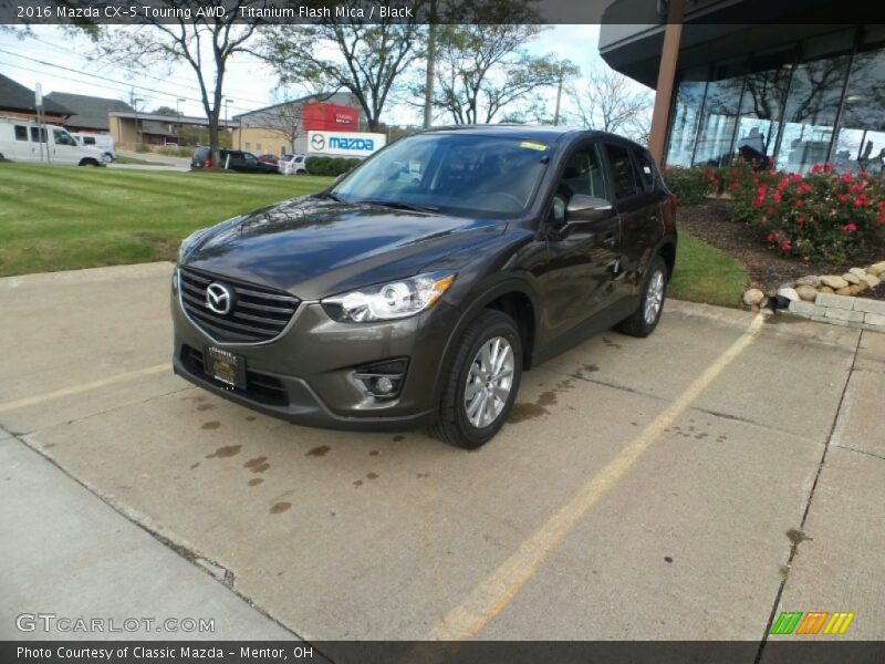 Titanium Flash Mica / Black 2016 Mazda CX-5 Touring AWD