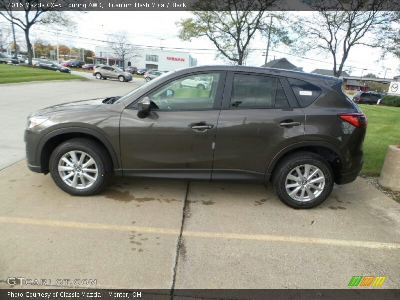 Titanium Flash Mica / Black 2016 Mazda CX-5 Touring AWD