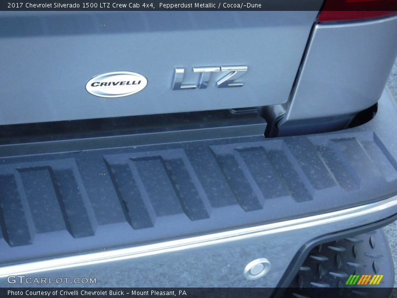 Pepperdust Metallic / Cocoa/­Dune 2017 Chevrolet Silverado 1500 LTZ Crew Cab 4x4