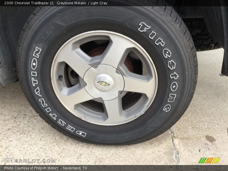 Graystone Metallic / Light Gray 2006 Chevrolet TrailBlazer LS