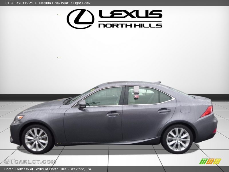 Nebula Gray Pearl / Light Gray 2014 Lexus IS 250
