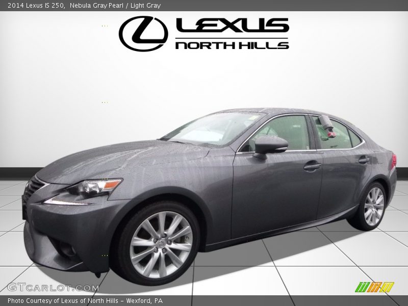 Nebula Gray Pearl / Light Gray 2014 Lexus IS 250