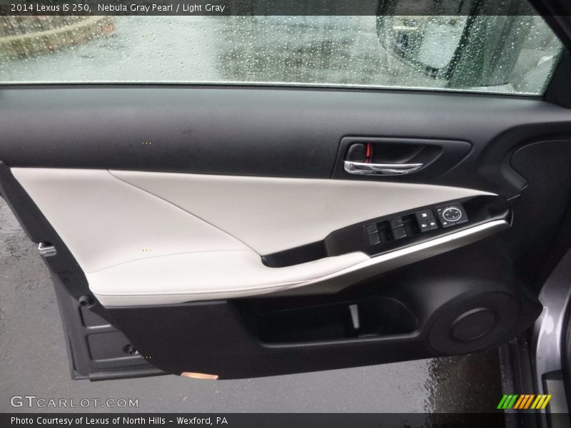 Nebula Gray Pearl / Light Gray 2014 Lexus IS 250