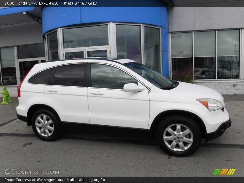 Taffeta White / Gray 2008 Honda CR-V EX-L 4WD