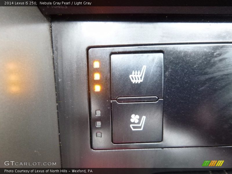 Nebula Gray Pearl / Light Gray 2014 Lexus IS 250