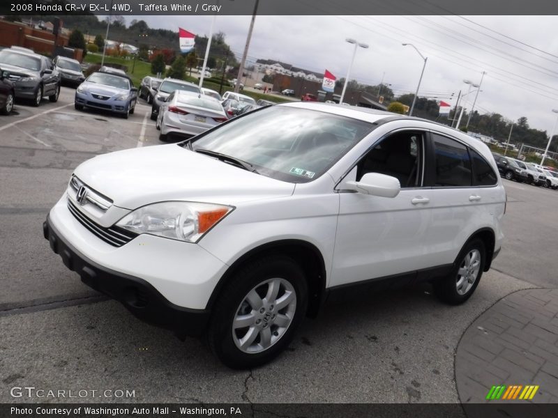 Taffeta White / Gray 2008 Honda CR-V EX-L 4WD