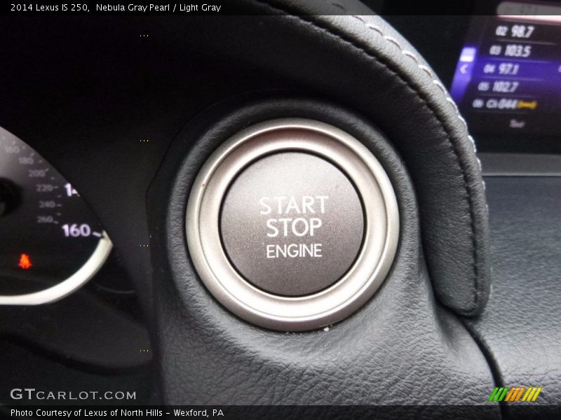 Nebula Gray Pearl / Light Gray 2014 Lexus IS 250