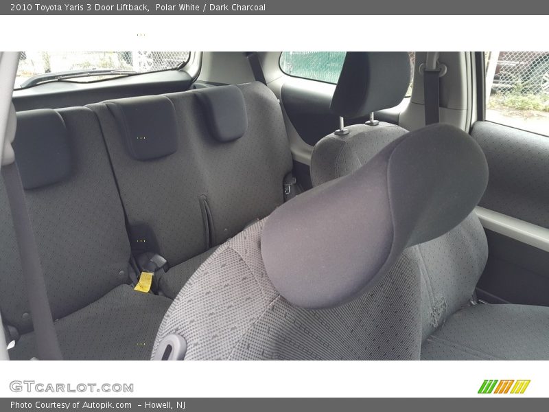 Polar White / Dark Charcoal 2010 Toyota Yaris 3 Door Liftback