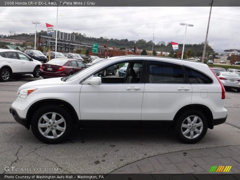 Taffeta White / Gray 2008 Honda CR-V EX-L 4WD