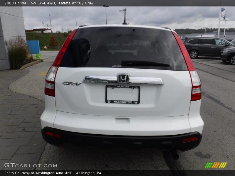 Taffeta White / Gray 2008 Honda CR-V EX-L 4WD