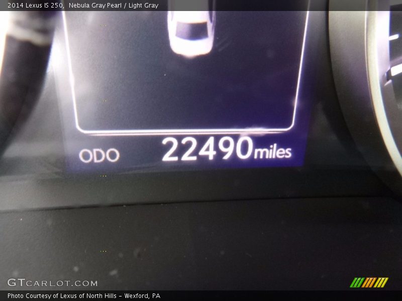 Nebula Gray Pearl / Light Gray 2014 Lexus IS 250