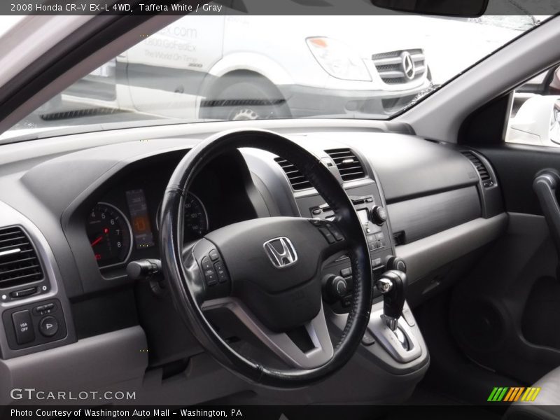 Taffeta White / Gray 2008 Honda CR-V EX-L 4WD